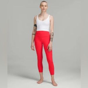 Lululemon Align 25 in leggings size 6 love red